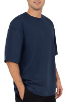 Oversized T-Shirt Herren Logoschriftzug 25RS070 Dark Blue XXS