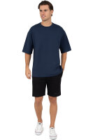 Oversized T-Shirt Herren Logoschriftzug 25RS070 Dark Blue L