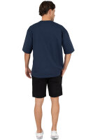 Oversized T-Shirt Herren Logoschriftzug 25RS070 Dark Blue L