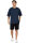 Oversized T-Shirt Herren Logoschriftzug 25RS070 Dark Blue L