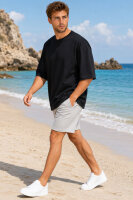 Reichstadt Herren Oversized Kurzarmshirt 25RS070 Black S