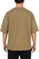 Oversized T-Shirt Herren Logoschriftzug 25RS070 Khaki XS