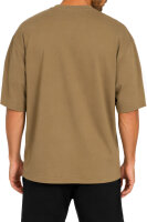 Reichstadt Herren Oversized Kurzarmshirt 25RS070 Khaki L