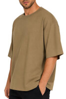 Reichstadt Herren Oversized Kurzarmshirt 25RS070 Khaki L