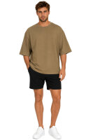 Reichstadt Herren Oversized Kurzarmshirt 25RS070 Khaki L