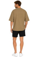 Reichstadt Herren Oversized Kurzarmshirt 25RS070 Khaki L