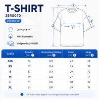 Reichstadt Herren Oversized Kurzarmshirt 25RS070 Navy Blue M
