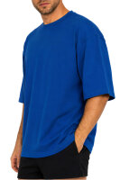 Reichstadt Herren Oversized Kurzarmshirt 25RS070 Navy Blue M