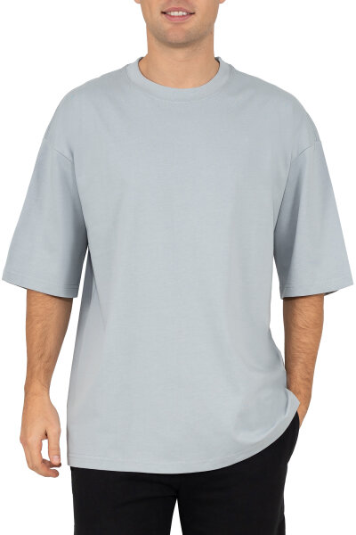 Oversized T-Shirt Herren Logoschriftzug 25RS070 Light Blue XXS