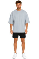 Reichstadt Herren Oversized Kurzarmshirt 25RS070 Light Blue XXS