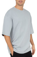Oversized T-Shirt Herren Logoschriftzug 25RS070 Light Blue S