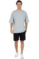 Oversized T-Shirt Herren Logoschriftzug 25RS070 Light Blue S