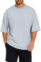 Reichstadt Herren Oversized Kurzarmshirt 25RS070 Light Blue XL