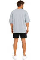 Reichstadt Herren Oversized Kurzarmshirt 25RS070 Light Blue XL