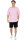 Oversized T-Shirt Herren Logoschriftzug 25RS070 Pink M