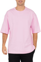 Oversized T-Shirt Herren Logoschriftzug 25RS070 Pink L