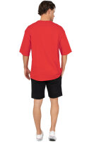 Oversized T-Shirt Herren Logoschriftzug 25RS070 Red S