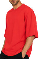 Reichstadt Herren Oversized Kurzarmshirt 25RS070 Red S