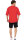 Oversized T-Shirt Herren Logoschriftzug 25RS070 Red S