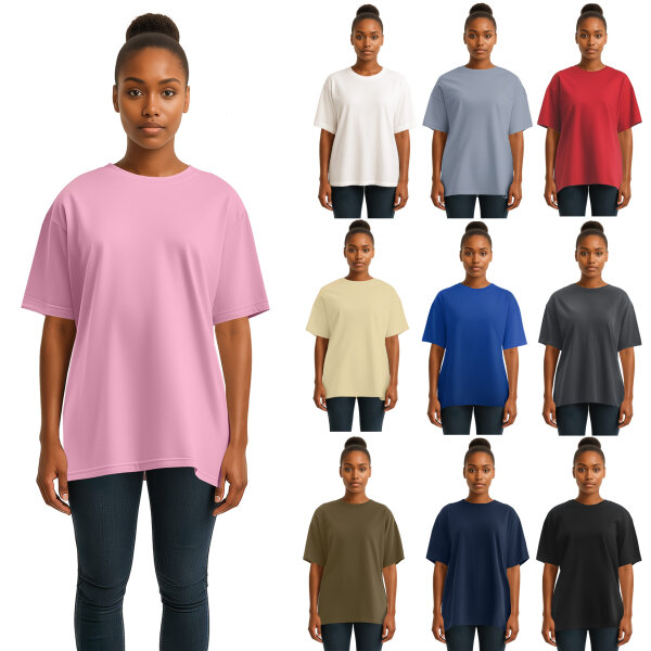 Regular Fit T-Shirt Damen Shoulder Drop25RSW071