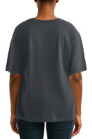 Regular Fit T-Shirt Damen Shoulder Drop25RSW071 Dark Grey L