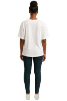 Regular Fit T-Shirt Damen Shoulder Drop25RSW071 White XXL