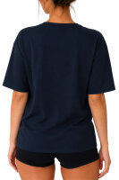 Reichstadt Damen Regular Fit Kurzarmshirt Shoulder Drop 25RSW071 Dark Blue XL