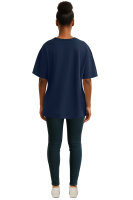 Regular Fit T-Shirt Damen Shoulder Drop 25RSW071 Dark Blue XXL