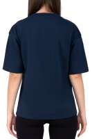 Regular Fit T-Shirt Damen Shoulder Drop25RSW071 Dark Blue 3XL