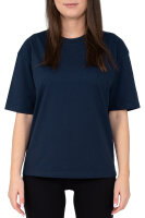 Regular Fit T-Shirt Damen Shoulder Drop25RSW071 Dark Blue 4XL