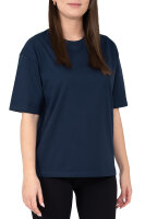 Regular Fit T-Shirt Damen Shoulder Drop25RSW071 Dark Blue 4XL