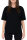 Regular Fit T-Shirt Damen Shoulder Drop25RSW071 Black L