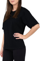 Regular Fit T-Shirt Damen Shoulder Drop25RSW071 Black 3XL