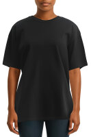 Regular Fit T-Shirt Damen Shoulder Drop25RSW071 Black 4XL