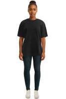 Regular Fit T-Shirt Damen Shoulder Drop25RSW071 Black 4XL