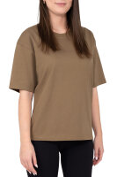 Regular Fit T-Shirt Damen Shoulder Drop25RSW071 Khaki M