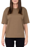 Regular Fit T-Shirt Damen Shoulder Drop25RSW071 Khaki L