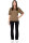 Regular Fit T-Shirt Damen Shoulder Drop25RSW071 Khaki XXL