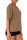 Regular Fit T-Shirt Damen Shoulder Drop25RSW071 Khaki XXL
