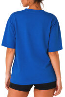 Reichstadt Damen Regular Fit Kurzarmshirt Shoulder Drop 25RSW071 Navy Blue XXL