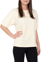 Reichstadt Damen Regular Fit Kurzarmshirt Shoulder Drop 25RSW071 Beige S