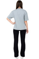 Regular Fit T-Shirt Damen Shoulder Drop25RSW071 Light Blue 3XL