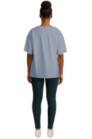 Reichstadt Shoulder Drop Damen T-Shirt 25RSW071 Light Blue 4XL