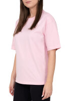 Regular Fit T-Shirt Damen Shoulder Drop25RSW071 Pink 3XL