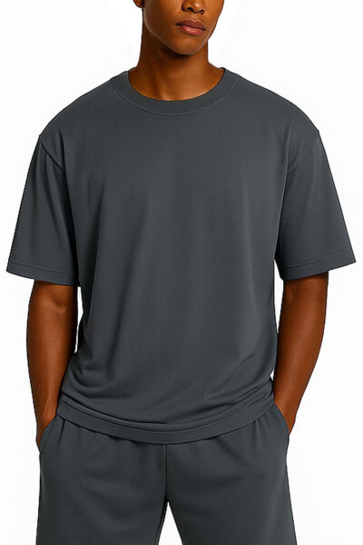 Reichstadt Shoulder Drop Herren T-Shirt 25RS071 Dark Grey XS