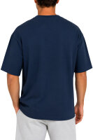 Reichstadt Herren Regular Fit Kurzarmshirt Shoulder Drop 25RS071 Dark Blue S