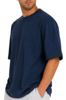 Reichstadt Herren Regular Fit Kurzarmshirt Shoulder Drop 25RS071 Dark Blue S