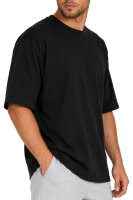 Reichstadt Herren Regular Fit Kurzarmshirt Shoulder Drop 25RS071 Black M