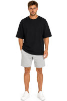 Reichstadt Herren Regular Fit Kurzarmshirt Shoulder Drop 25RS071 Black M