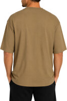 Reichstadt Herren Regular Fit Kurzarmshirt Shoulder Drop 25RS071 Khaki S